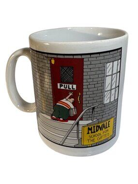 The Far Side Midvale School For The Gifted Coffee Mug 1986 Ceramic